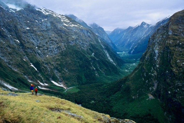 The Milford Track, one of New Zealand's most beloved hiking routes, takes hikers through rainforests, wetlands and an alpine pass.